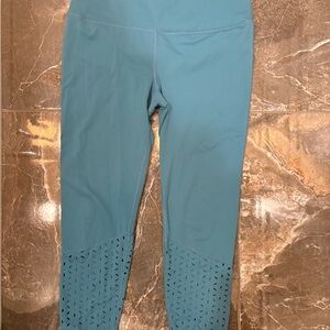 GAIAM Teal High-Waisted Leggings